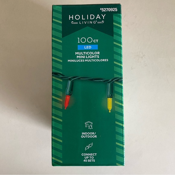 100ct Multi Color LED Christmas Lights - Picture 3 of 3